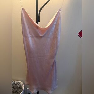 Meshki Blush Satin Dress